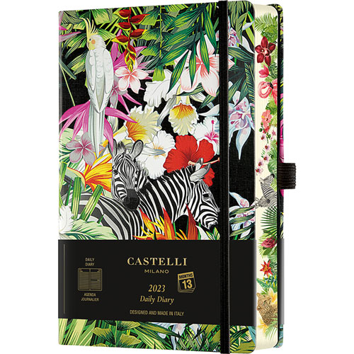 Foto de Agenda juvenil Castelli Zebras 13x21cm 