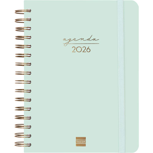 Foto de Agenda Juvenil Finocam Alma Menta 18X22Cm Día Por Página 26 