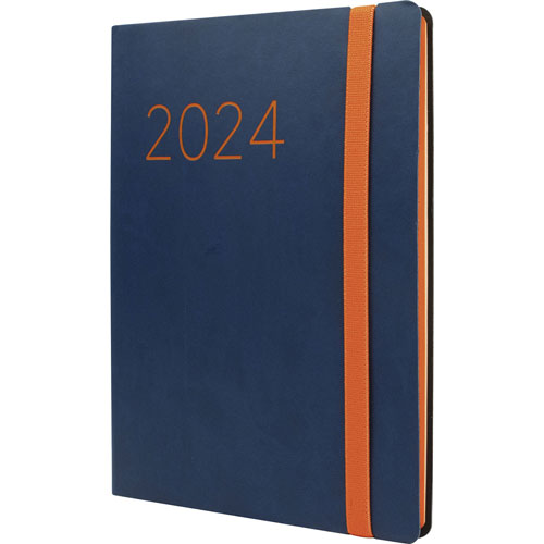 Foto de Agenda juvenil Finocam Lisa 12X21cm Azul 