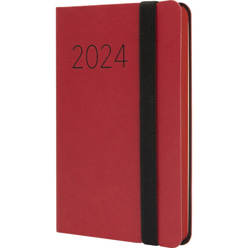 Foto de Agenda juvenil Finocam Lisa 9X13cm Rojo 