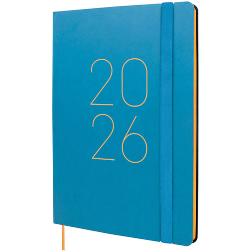 Foto de Agenda Juvenil Finocam Lisa Azul 15X21Cm Semana A La Vista Vertical 26 