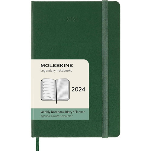 Foto de Agenda juvenil Moleskine pasta dura 9X14cm verde 