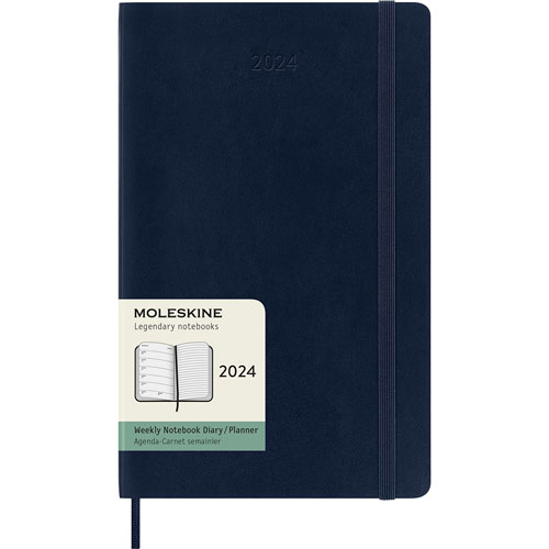 Foto de Agenda juvenil Moleskine pasta suave 13X21cm azul 