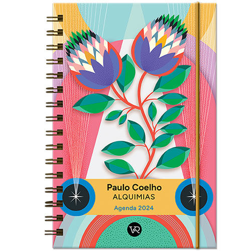 Foto de Agenda juvenil Paulo Coelho tulipanes 20x13.5cm 
