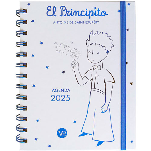 Foto de Agenda Juvenil Principito Blanca con Wire Semana A La Vista 2025 