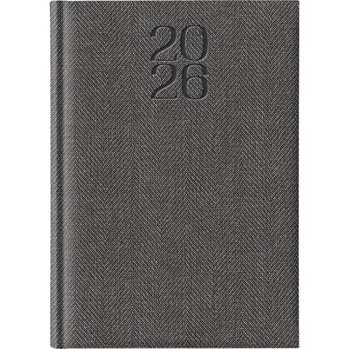 Foto de Agenda Ldg Bard R13 17X24Cm Gris Semana A La Vista 26 