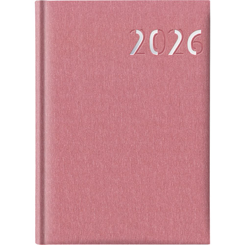 Foto de Agenda Ldg Luna R09 14X20Cm Rosa Dia Por Pagina 26 