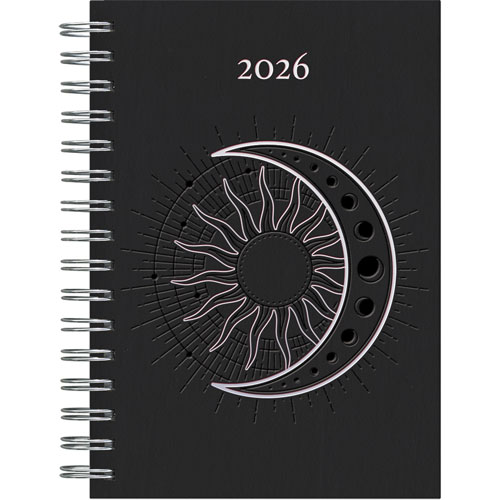 Foto de Agenda Ldg Monza R12 15X21Cm Negro Dia Por Pagina 26 