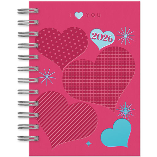 Foto de Agenda Ldg Monza11.6X16.5Cm Fuscia Dia Por Pagina 26 