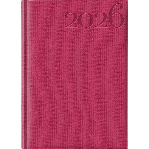 Foto de Agenda Ldg Porofino R09 14X20Cm Rosa Dia Por Pagina 26 