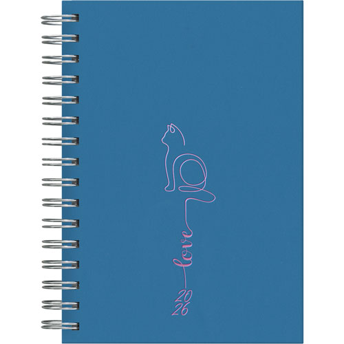 Foto de Agenda Ldg Posita R12 15X21Cm Azul Dia Por Pagina 26 