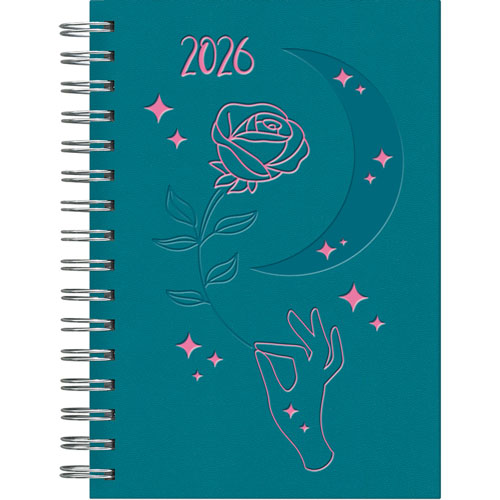 Foto de Agenda Ldg Posita R12 15X21Cm Verde Dia Por Pagina 26 