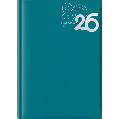 Foto de Agenda Ldg Posita R8 14X20Cm Verde Pet Dia Por Pagina Cr26 