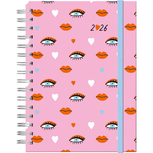 Foto de Agenda Ldg Prismalux Lips 15X21Cm Dia Por Pagina 26 