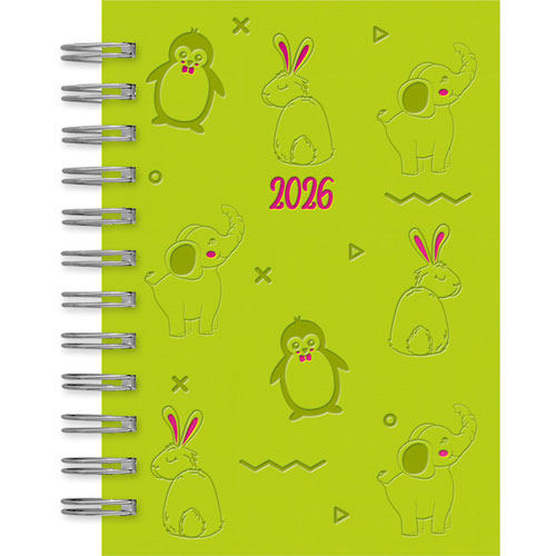 Foto de Agenda Ldg Verde11.6X16.5Cm Verde Dia Por Pagina 26 