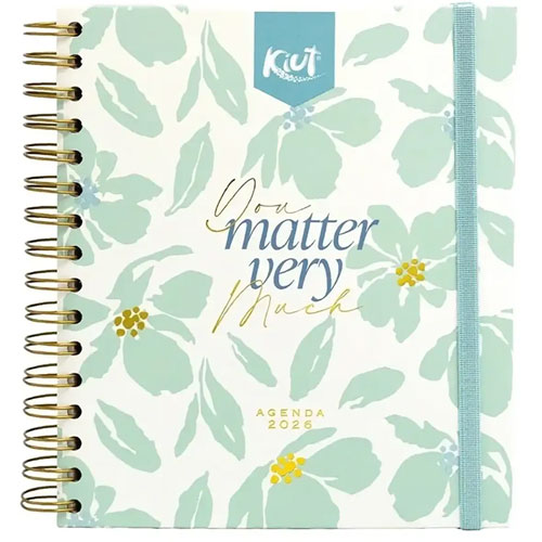 Foto de Agenda Norma Kiut Premium Dia Por Pagina 18X21Cm 2026 