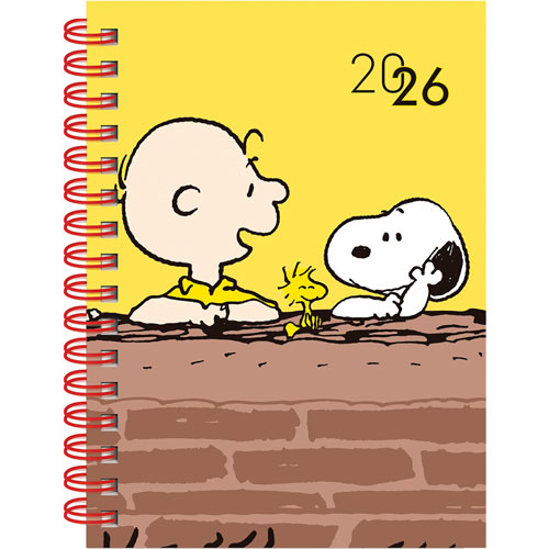 Foto de Agenda Snoopy Amarillo 13X18Cm Dia Por Pagina 2026 Danpex 