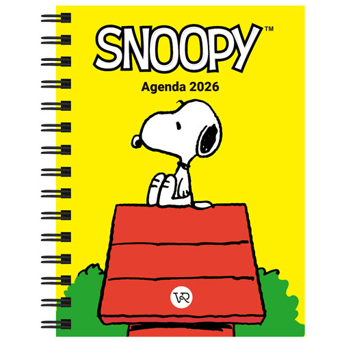 Foto de Agenda Snoopy Amarillo 13X18Cm Dia Por Pagina 26 