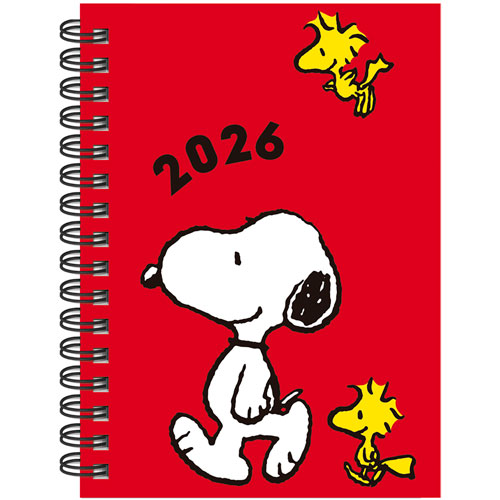 Foto de Agenda Snoopy Rojo 13X18Cm Dia Por Pagina 2026 Danpex 