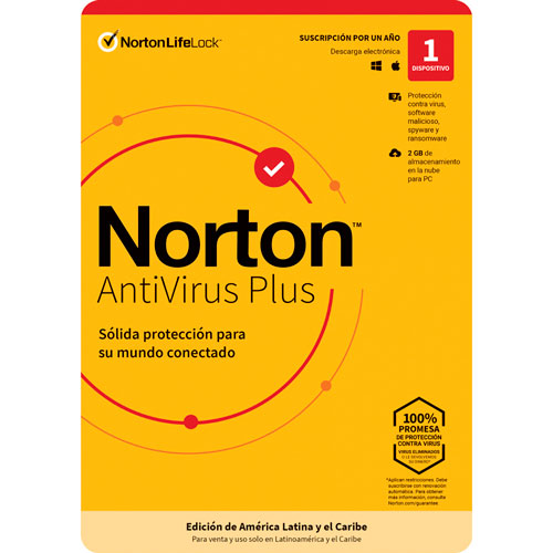 Foto de Antivirus Norton Plus 1 Dispotivo 1 Año 