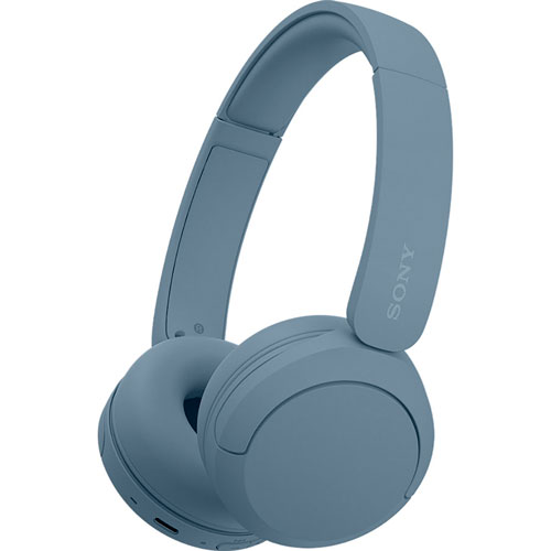 Foto de Audífonos inalámbricos Sony con bluetooth Wh-Ch520 Azul 