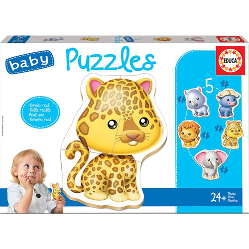 Foto de Baby Puzzles animales salvajes 19 piezas 