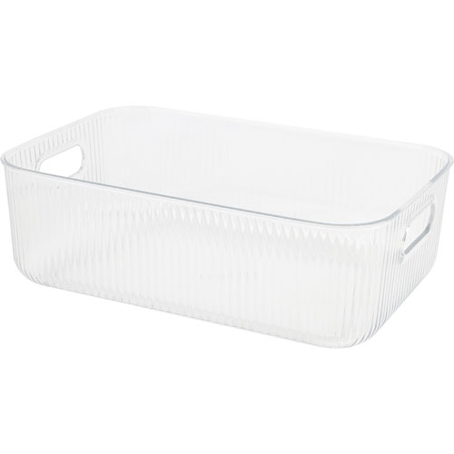 Foto de Bandeja Tng 3L Stripe 24.5x16.5x8cm Cristal 