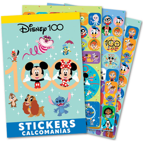 Foto de Block de stickers adheribles Granmark 6 planillas Disney 100 