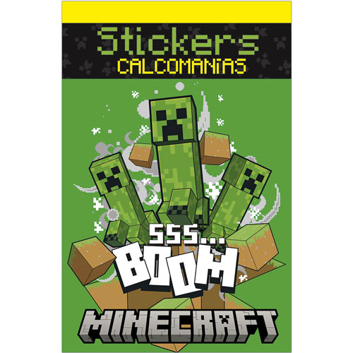 Foto de Block de stickers Minecraft 6 Planillas Granmark 