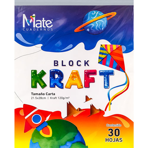Mate, Papel Kraft 120 G, 10 Pliegos