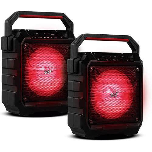 BOCINA STF CANYON 2PACK INALÁMBRICO USB/MICROSD/FM | STF | Tecnología |  Bocinas | lumen.com.mx