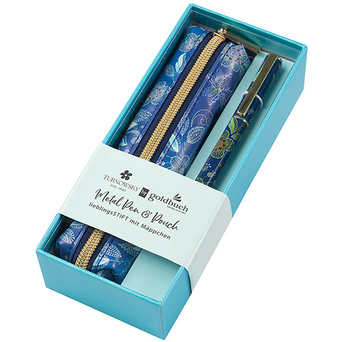 Foto de Boligrafo 46 845 Nat Blue Set Metal Goldbuch 