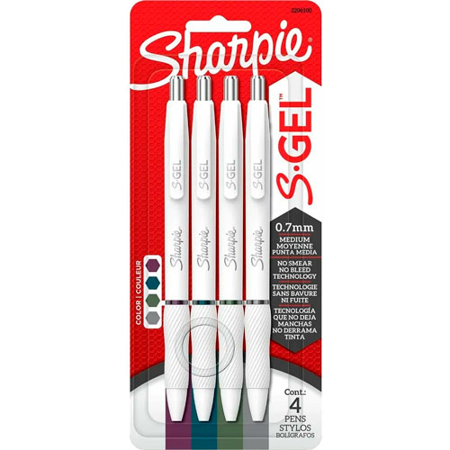 Foto de Boligrafo De Gel Sharpie Stylos 0.7Mm Bold Jewell Con 4 
