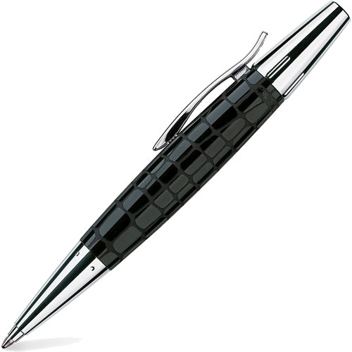 Foto de Boligrafo Faber-Castell emotion croco negro 