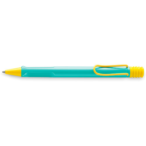 Foto de Boligrafo Fino Lamy Safari Blue/Yellow Mediano Negro 