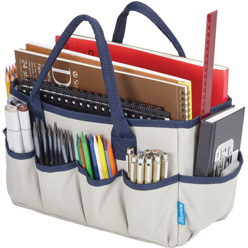 Bolsa De Jardín Housolution - Con Múltiples Bolsillos, Poliéster 600D Resistente - Gris Negro, Tamaño Mediano Y Grande