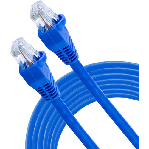 Cable De Red Utp Cat 6 Rj45 305 Metros Rollo Ethernet Lan Azul - Real Plaza