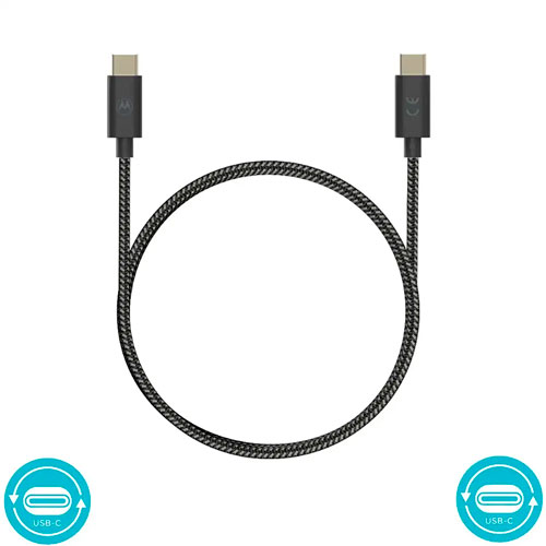 Foto de Cable Motorola Usb Con Usb C 1.5 