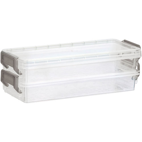 Foto de Caja Con Divisiones Tengone 0.33L 20.5X8X6.5Cm Con 2 Traslucido 