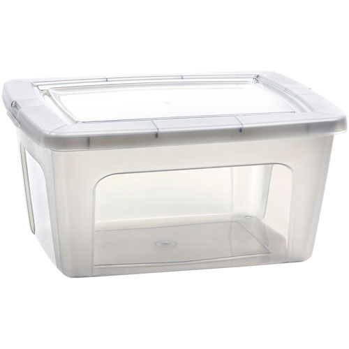 Foto de Caja Con Tapa Tengone 15L 39X30X19Cm Transparente 