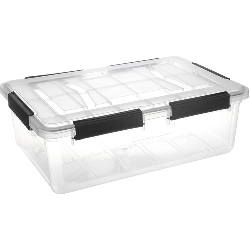 Foto de Caja Con Tapa Tengone 32L 57.6X38.5X20.3Cm Transparente 