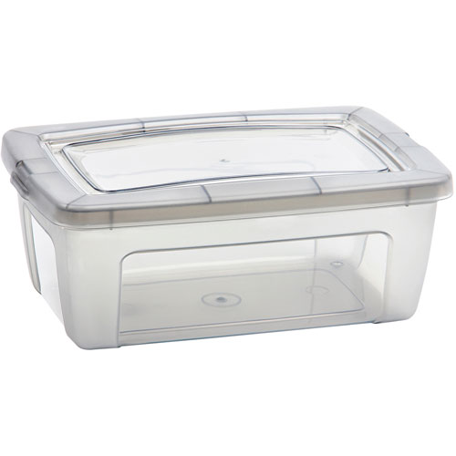 Foto de Caja Con Tapa Tengone 4L 28.5X18X11Cm Transparente 