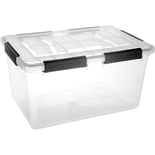 Foto de Caja Con Tapa Tengone 50L 57.6X38.5X31.4Cm Transparente 