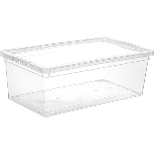 Foto de Caja Con Tapa Tengone 6L 33.6X19X27Cm Con 6 Traslucido 