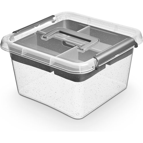 Foto de Caja Multiusos Orp Antibacterial 9L 29.5x17x29.5cm con Char 