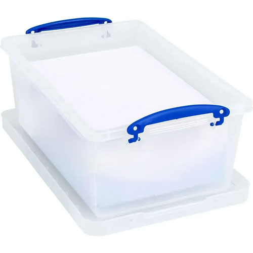 GRUPO RUBY - Cajas transparentes con base de carton en paquete con 10 Und  en 3 tamaños diferentes.