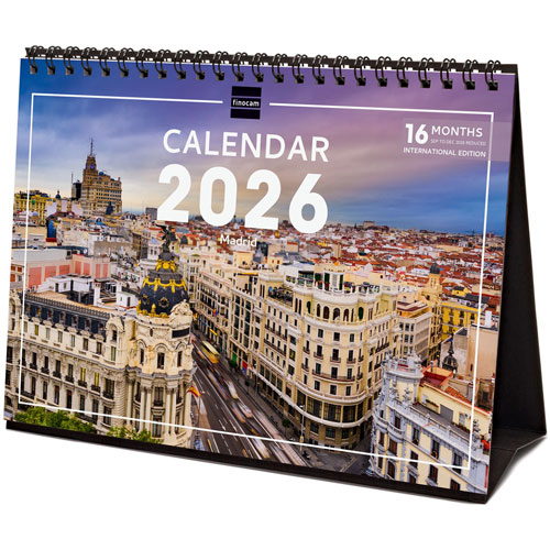 Foto de Calendario De Escritorio Finocam Madrid 21X15Cm 26 