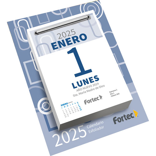 Foto de CALENDARIO EXFOLIADOR FORTEC 2025 