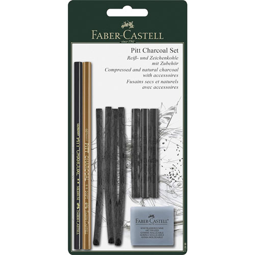 Foto de Carboncillo Faber-Castell Pitt Carbon Set con 10 
