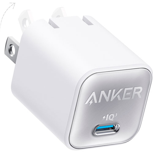 Foto de Cargador Anker A2147J21 30W Blanco 